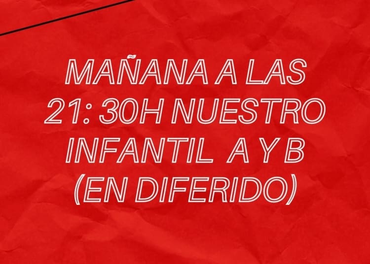 En diferido nuestros Infantiles ⚽️