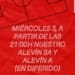 Miércoles 3, nuestros Alevines en diferido a las 21.00h ⚽️