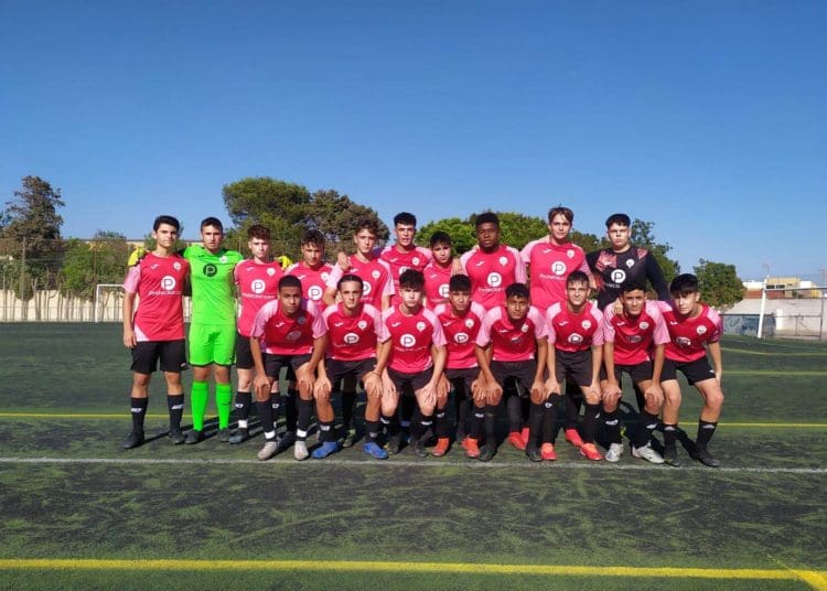 El equipo Cadete que milita en 1ª Andaluza, suma un punto ante La Mojonera