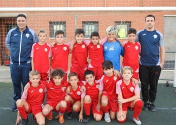Empate del Alevín B de javier menchón