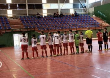 El conjunto Infantil de fútbol sala vencía en su primer partido de copa por (0-6) frente al C.D Adra.