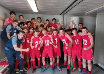 Victoria del conjunto dirigido por @nicorodri8 frente al San Roque Balompié en la jornada 23 por (1-4)