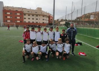 Victoria del Alevin “B” de Javier Menchon contra el Poli Almeria, en un partido dominado por los Cañaeros de principio a fin.