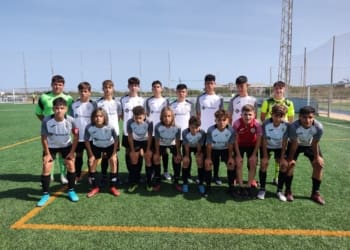 El conjunto de 1ª Andaluza Infantil cae en casa tras un partido muy disputado