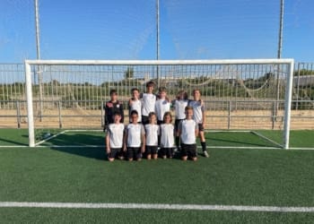 Victoria del 2ª Andaluza Benjamín frente a la Mojonera C.F.