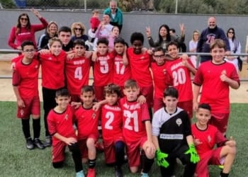El Alevin de 4ª se impone en casa por por 3 a 2 al CD Huércal . Vamos equipo !