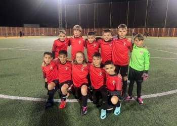 El benjamín de 2ª se hace con la victoria en su visita a Los Molinos CF por 4 a 7. Enhorabuena equipo !