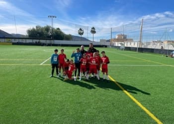 Victoria del alevín S.U de 3ª en su visita al Berja CF por 3 a 5 . Enhorabuena equipo !