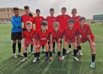 El infantil B se trae los tres puntos para casa después de imponerse por 0 a 3 a las Norias . Vamos equipo !