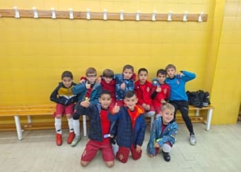El prebenjamin B se hace con la victoria