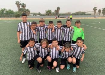 El benjamin A se impone con autoridad en casa en su partido contra la Mojonera. Enhorabuena equipo !
