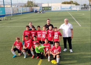 El benjamín Cañada de 4ª se trae la victoria por 1 a 3 frente al CD Vera . Enhorabuena equipo !