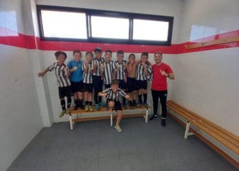 El benjamín de 3ª se trae la victoria es su visita a la UD Pavia por 6 a 7 en un partido muy disputado .