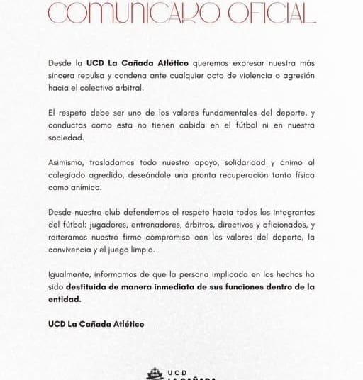 comunicado oficial