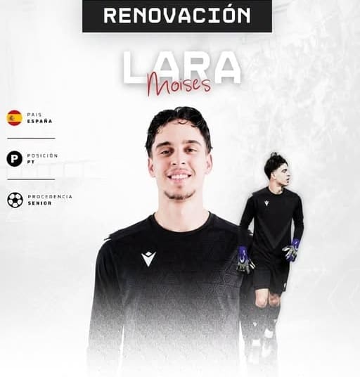 Moisés Lara continuará defendiendo nuestra portería una temporada más.