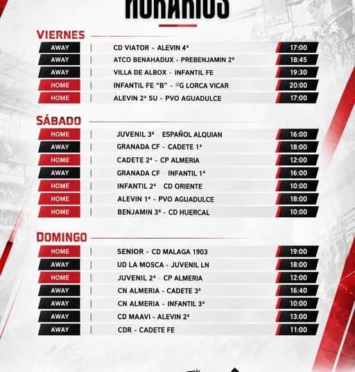 Horarios