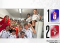 Partido muy serio de nuestro Infantil, que consigue una gran victoria por 1-2 en un encuentro competido hasta el final.