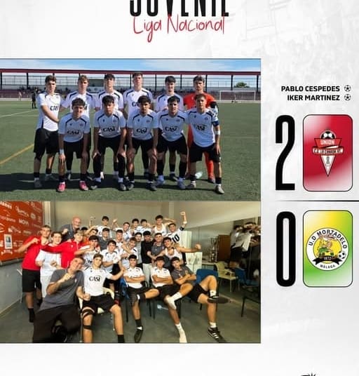 Nuestro Juvenil de Liga Nacional se lleva los tres puntos tras ganar 2-0 a la UD Mortadelo.